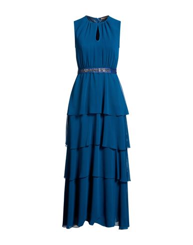 Maxi-Kleid Damen Blau 34 Damen