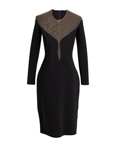 Vestido midi Mujer Negro 38 Mujer