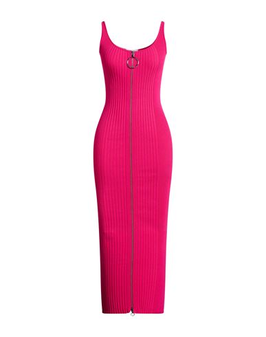 Midi-Kleid Damen Fuchsia L,M,S,XL,XS Damen