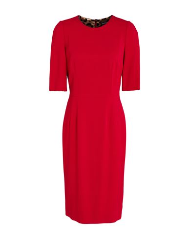 Dolce&Gabbana Vestido midi Mujer Rojo 34,36,38,40,42 Mujer
