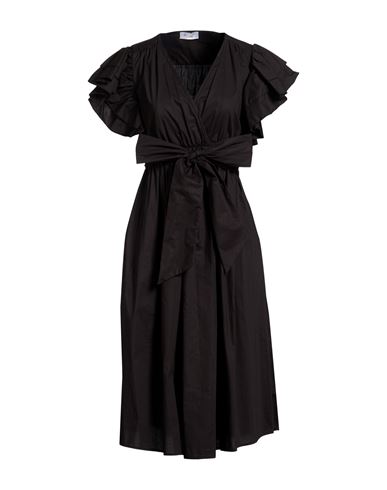 Hopper Woman Midi Dress Black Size M Cotton