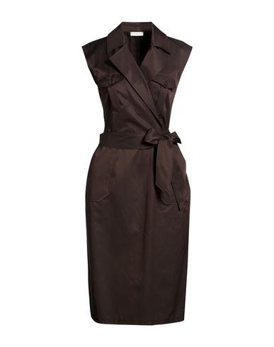 Vestido midi Mujer Café 40 Mujer