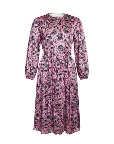 Jucca Woman Maxi Dress Fuchsia Size 2 Viscose In Pink