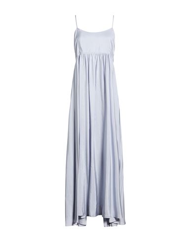 Jucca Woman Maxi Dress Sky Blue Size 10 Silk
