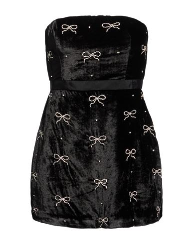 Minivestido Mujer Negro 32,34,36 Mujer