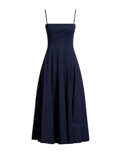 Vestido midi Mujer Azul marino 34 Mujer