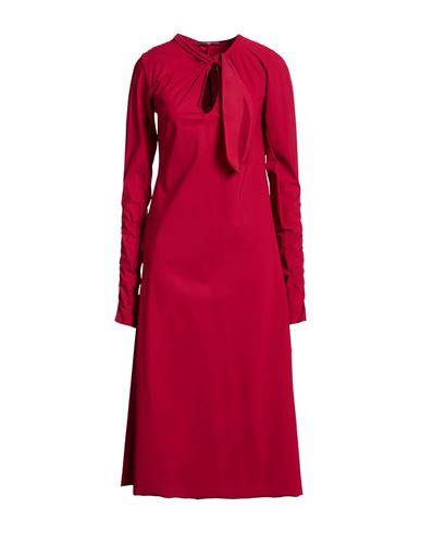Midi-Kleid Damen Purpur 32,34,36,38,40,42 Damen
