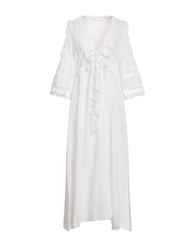Maxi-Kleid Damen Weiß M,S Damen