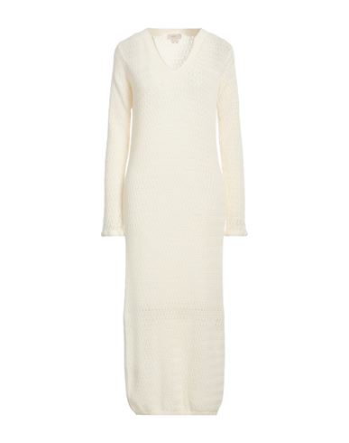 Midi-Kleid Damen Off white S,XS Damen