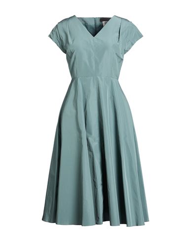 Weekend Max Mara Woman Midi Dress Sage Green Size 8 Polyester, Cotton
