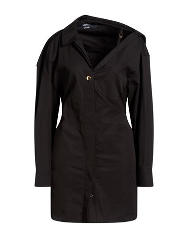 Minivestido Mujer Negro 34 Mujer