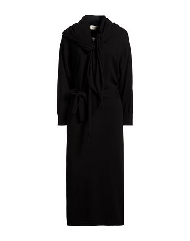Midi-Kleid Damen Schwarz ONESIZE Damen