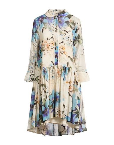 Vestido midi Mujer Marfil 36,38,40,42,44 Mujer