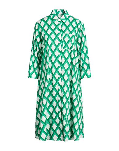 Midi-Kleid Damen Grün M Damen