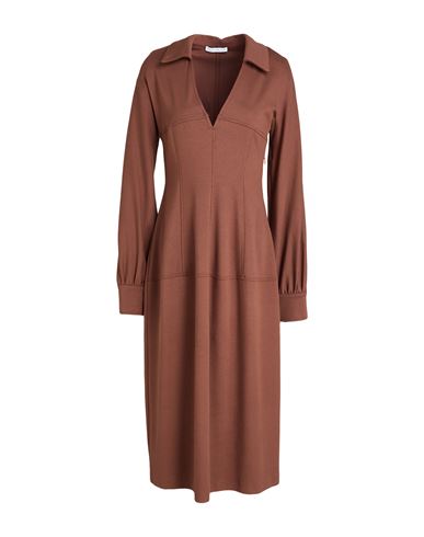 Midi-Kleid Damen Braun 38,40,42 Damen