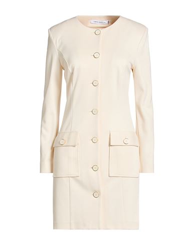 Simona Corsellini Woman Mini Dress Ivory Size 8 Viscose, Polyamide, Elastane In White