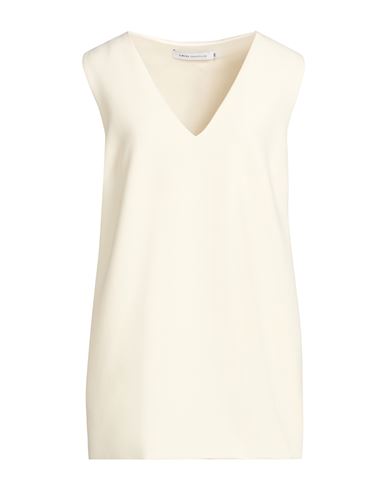 Simona Corsellini Woman Mini Dress Off White Size 4 Polyester, Viscose, Cotton, Elastane