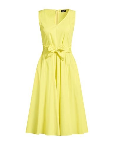 Midi-Kleid Damen Gelb 32 Damen