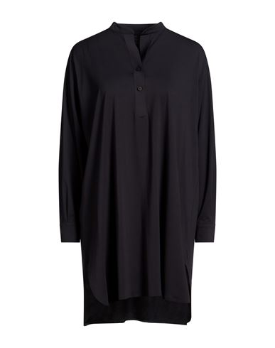 Rrd Woman Mini Dress Midnight Blue Size 8 Polyamide, Elastane In Black