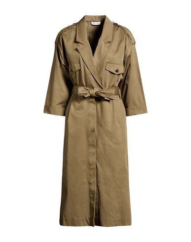 Vestido midi Mujer Verde militar S,XS Mujer