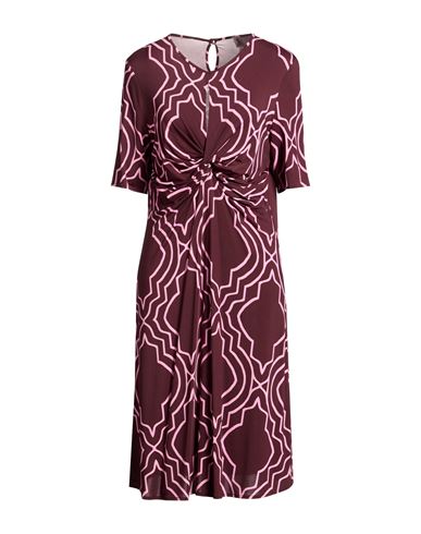 Midi-Kleid Damen Pflaume 40,42,44 Damen