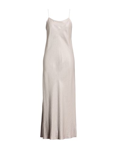 Iblues I Blues Woman Maxi Dress Light Grey Size 12 Viscose, Polyamide In Gray