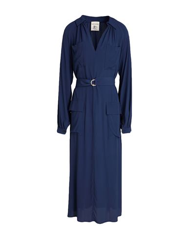 Midi-Kleid Damen Nachtblau 34 Damen