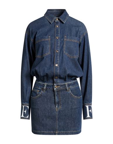 Mini-Kleid Damen Blau 34,36,38 Damen