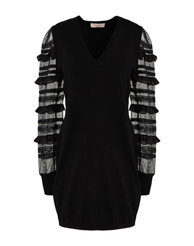 Minivestido Mujer Negro XS Mujer