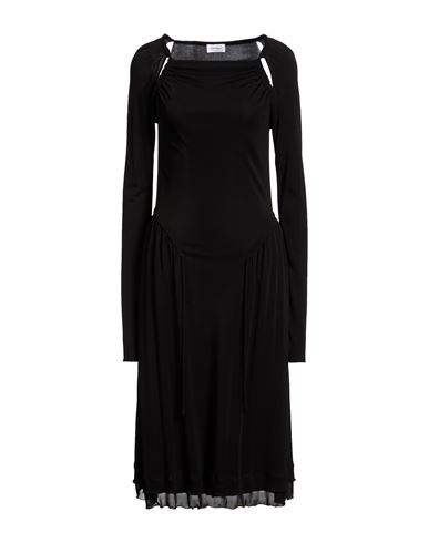 Vestido midi Mujer Negro 34,36,38,40,42 Mujer