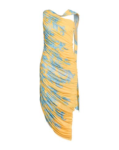 Vestido midi Mujer Amarillo 38 Mujer