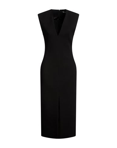 Vestido midi Mujer Negro 38 Mujer