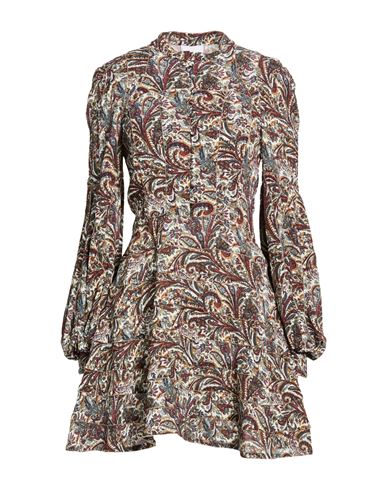 Mini-Kleid Damen Ziegelrot 34 Damen