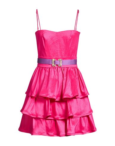 Mini-Kleid Damen Fuchsia S Damen
