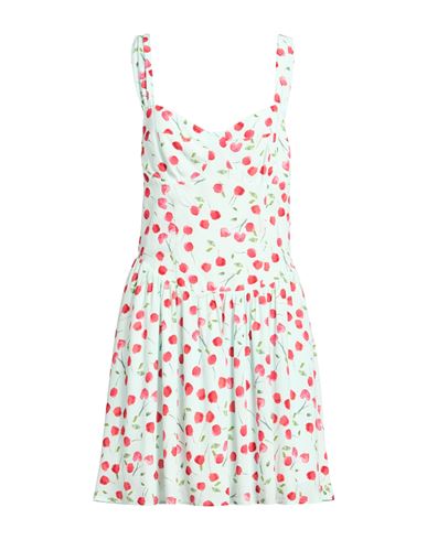 Mar De Margaritas Woman Mini Dress Light Green Size Xs Viscose