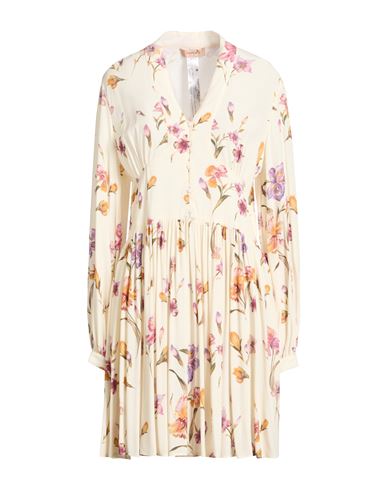 Mini-Kleid Damen Elfenbein 38 Damen