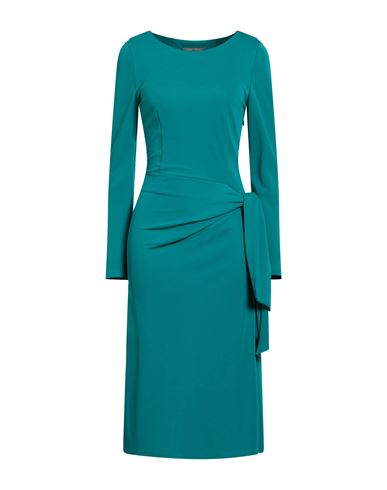 Midi-Kleid Damen Smaragdgrün 34,36 Damen