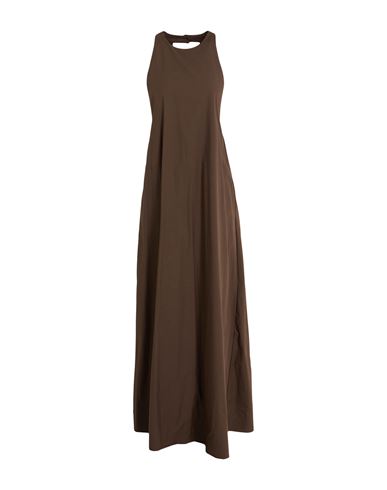 Vestido largo Mujer Marrón chocolate 38 Mujer