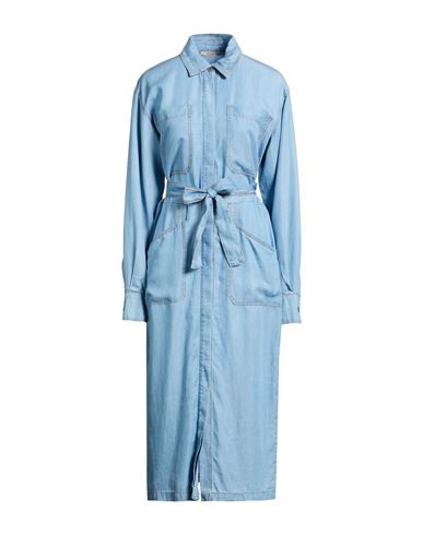 OPERÀ Midi-Kleid Damen Blau 36 Damen