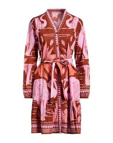 Mini-Kleid Damen Rostrot L,M,S,XL,XS Damen