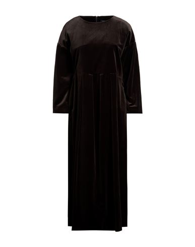 Midi-Kleid Damen Dunkelgrün 36 Damen