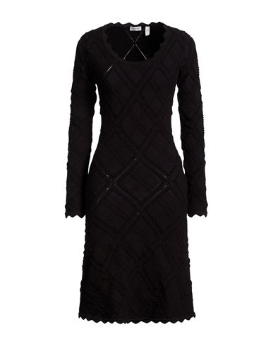 Midi-Kleid Damen Schwarz M,S Damen