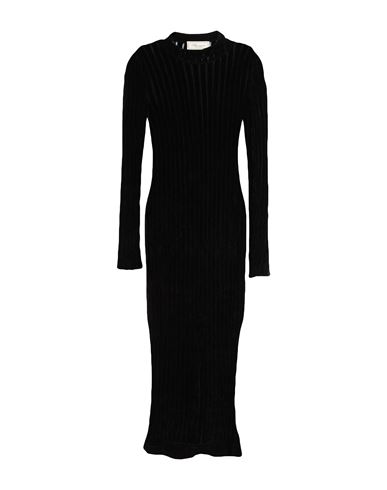 Midi-Kleid Damen Schwarz 32,34,36 Damen