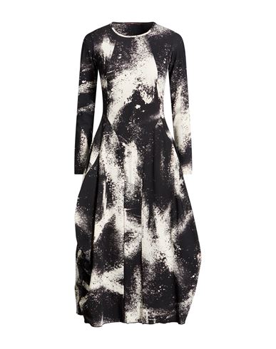Midi-Kleid Damen Schwarz 32,34,36,40 Damen