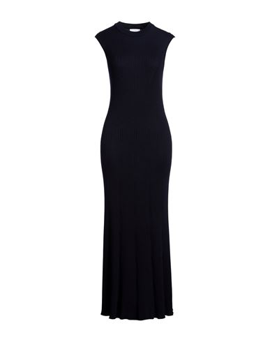 Sa Su Phi Woman Midi Dress Navy Size 8 Cashmere, Silk In Black