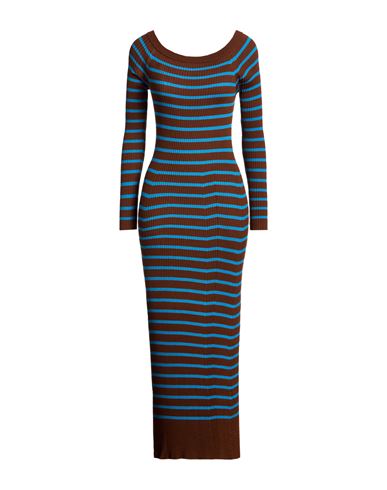 Midi-Kleid Damen Braun M Damen