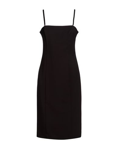 Vestido midi Mujer Negro 34 Mujer