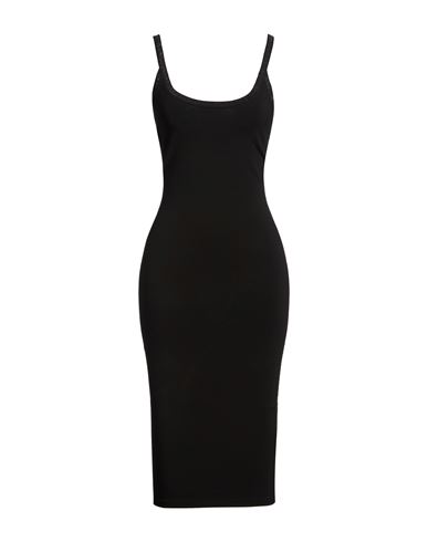 Vestido midi Mujer Negro L Mujer