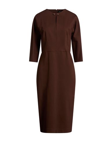 Midi-Kleid Damen Schokobraun 34,36 Damen