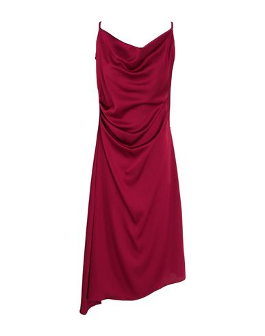 Vicolo Woman Maxi Dress Burgundy Size M Polyester In Red